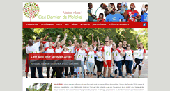 Desktop Screenshot of centre-damien.com